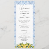 ラドルチェヴィータ地中海の結婚式 プログラム (正面)