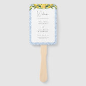 ラドルチェヴィータ地中海の結婚式 プログラム ハンドファン (正面)