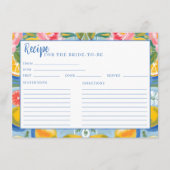 ラドルチェヴィータ夏レモンブライダルシャワーレシピ エンクロージャーカード (正面)