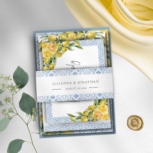 ラドルチェヴィータ披露宴インサートカード 招待状ベリーバンド