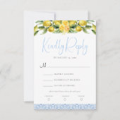 ラドルチェヴィータ – ウェデ地中海のィングRSVPカード 出欠カード (正面)