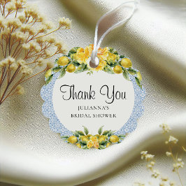 ラドルチェヴィータ – ブライダルシャワー地中海のレモン フェイバータグ