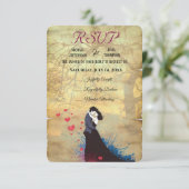 ラドルチェ・ヴィタフランスのインスピレーシクラシックョン1940s 出欠カード (スタンド正面)