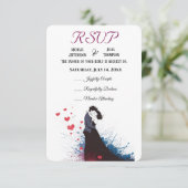 ラドルチェ・ヴィタフランスのインスピレーシクラシックョン1940s 出欠カード (スタンド正面)