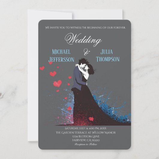 ラドルチェ・ヴィタフランスのインスピレーシクラシックョン1940s 招待状 (正面)