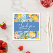 ラドルチェ・ヴィタ地中海のサマーブライダルシャワー スタンダードカクテルナプキン (インサイチュ)