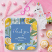 ラドルチェ・ヴィタ地中海のサマーブライダルシャワー ペーパープレート (パーティー)