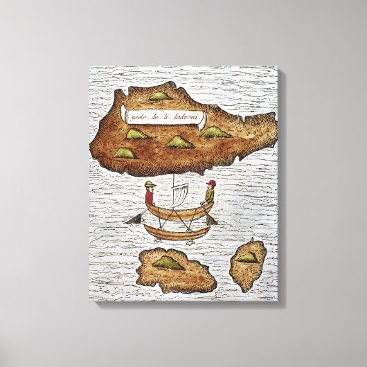 ラドロン諸島 キャンバスプリント (正面)