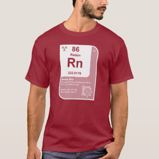 ラドン (Rn) Tシャツ