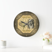 ラドヴィッヒ·バン·ベートーベン〜ドイツの作曲家〜〜をピアニストにする ラージ壁時計 (ホーム)