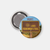 ラナイハワイビーチトレイルサイン マグネット (正面/裏面)