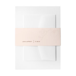 ラナラテモダンオーキッド招待状用帯 招待状ベリーバンド