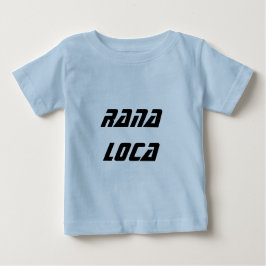 ラナロカ熱狂するガエルスペインの ベビーTシャツ