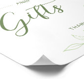 ラナンキュラスのラインアートギフト&カードサイン ポスター (角)