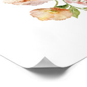 ラナンキュラスガーデンウェディングウェルカムサイン ポスター (角)