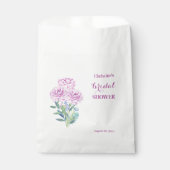 ラナンキュラス＆アネモネ カスタマイズ可能な ブライダルシャワー フェイバーバッグ (正面)