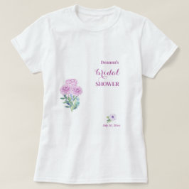 ラナンキュラス フルカスタマイズ ブライダルシャワー Tシャツ