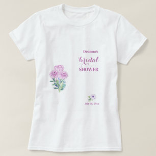 ラナンキュラス フルカスタマイズ ブライダルシャワー Tシャツ