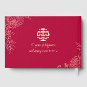 ラナンキュラス 中国式結婚記念日 ゲストブック (裏面)