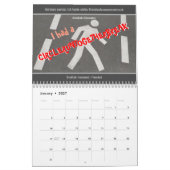 ラナ間抜けウェイとドイツ語学習者のための英語！ カレンダー (1月 2027)