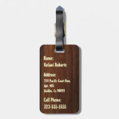 ラニアカハワイアンサーフボードラゲッジタグ ラゲッジタグ (裏面縦)