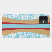 ラニアカハワイアンフェイクウッドアクアサーフボード Case-Mate iPhoneケース (裏面(横))