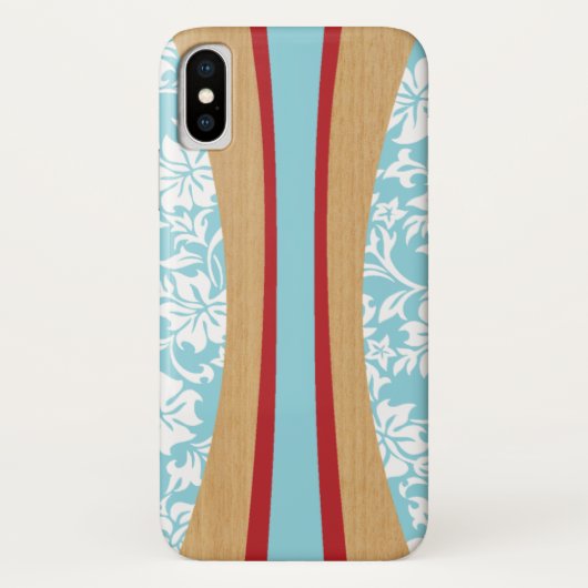 ラニアケアハワイアンウッフェイクドサーフボード Case-Mate iPhoneケース (裏面)