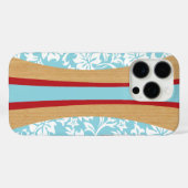 ラニアケアハワイアンウフェイクッドサーフボードインアクア Case-Mate iPhoneケース (裏面 (横))