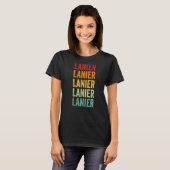 ラニアーカウンティジョージアレインボー文字 Tシャツ (正面フル)