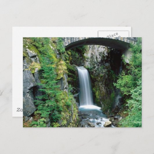 ラニエ山ナットワシントン州パーク ポストカード (正面/裏面)