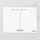 ラニカイサンライズ ポストカード (裏面)