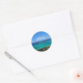 ラニカイ オアフ島  ラウンドシール (封筒)