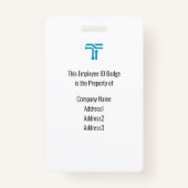 ラニカスタマイズヤードの会社従業員IDバッジ バッジ (裏面)