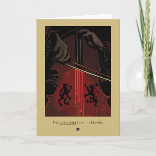 ラニスターがよろしく伝える カード (正面)