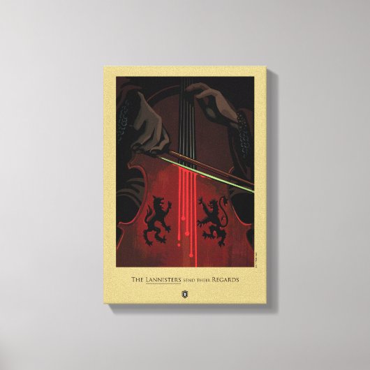 ラニスターがよろしく伝える キャンバスプリント (正面)