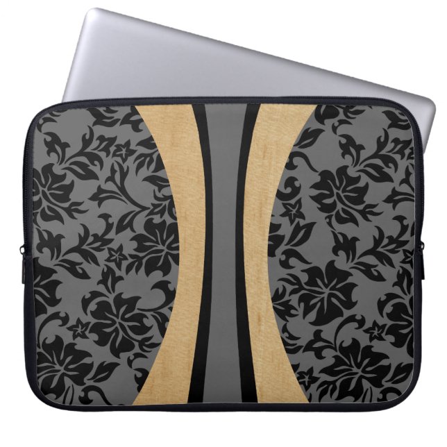 ラニヤクサーフボードハワイアンネオプレンウェット ラップトップスリーブ (正面)