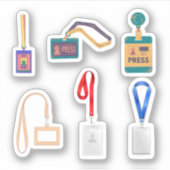 ラニヤードステッカー シール (正面)