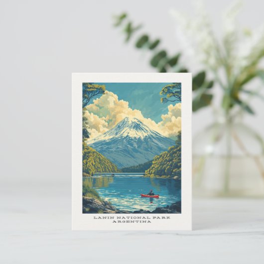 ラニン国立公園アルゼンチン旅行はがき ポストカード (スタンド正面)