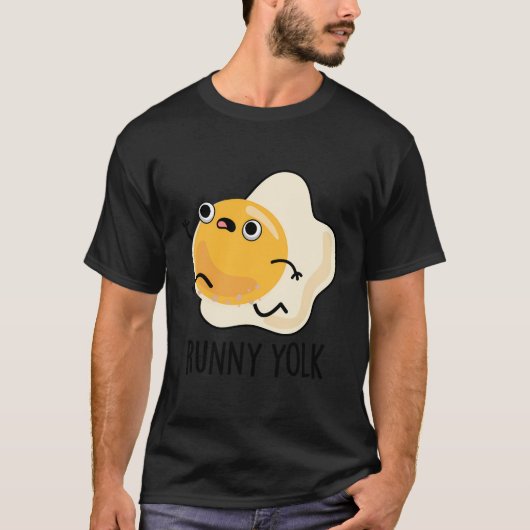ラニーおもしろい卵黄プリン Tシャツ (正面)