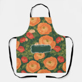 ラヌンキュラスカラフルモザイクパーソナライズされたパターン エプロン (正面)