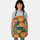 ラヌンキュラスカラフルモザイクパーソナライズされたパターン エプロン (インサイチュ)