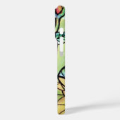 ラヌンキュラス花イラストレーションかわいいピンクの花 Case-Mate iPhoneケース (裏面 / 左)
