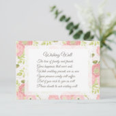 ラヌンキュラス&レースピーチ結婚ズの願い井戸カード エンクロージャーカード (スタンド正面)