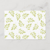 ラヌンキュラス&レースピーチ結婚ズの願い井戸カード エンクロージャーカード (裏面)