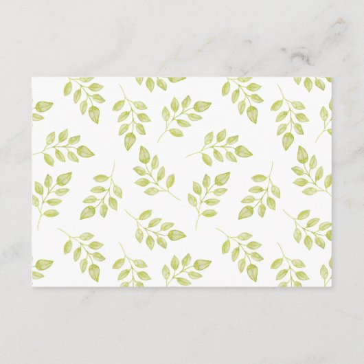 ラヌンキュラス&レースピーチ結婚ズの願い井戸カード エンクロージャーカード (裏面)