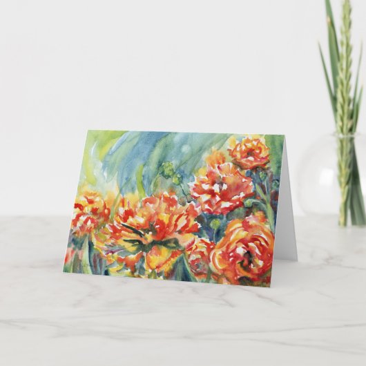 ラヌンクルス空白のノテカード サンキューカード (正面)