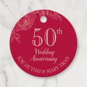 ラヌンク中国のル結婚ス記念日 フェイバータグ (正面)