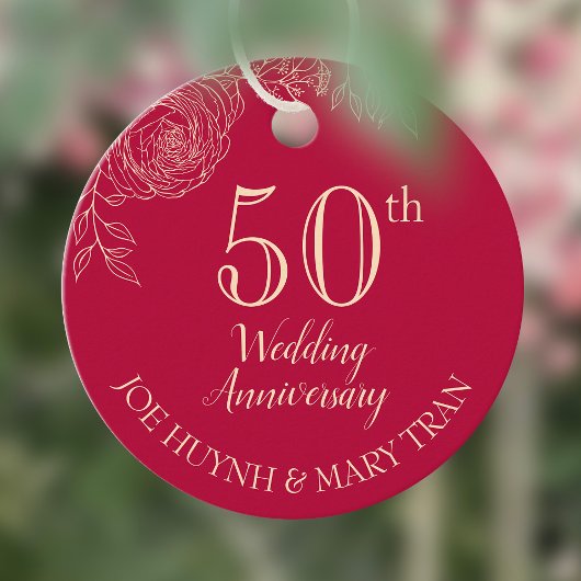 ラヌンク中国のル結婚ス記念日 フェイバータグ