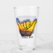 ラハイつるナ、マウイ、ビールグラスにルーズ タンブラーグラス (正面)