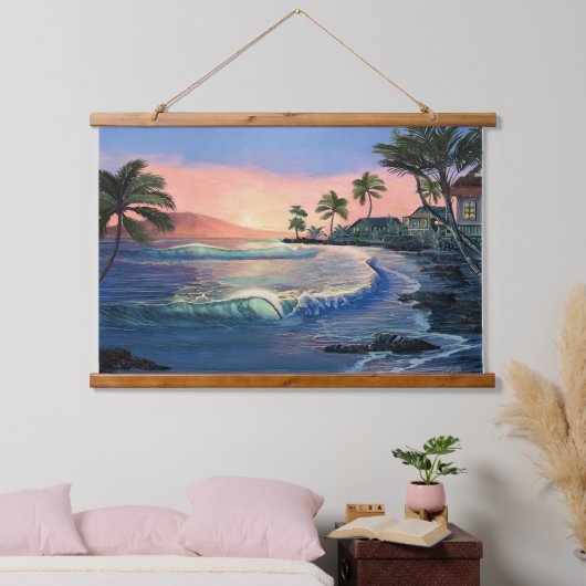 ラハイナタウンサーカ1900 吊り下げ型タペストリー (寝室)